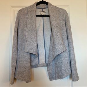 Anthropologie Saturday Sunday Gray Sweatshirt Jacket | size xs